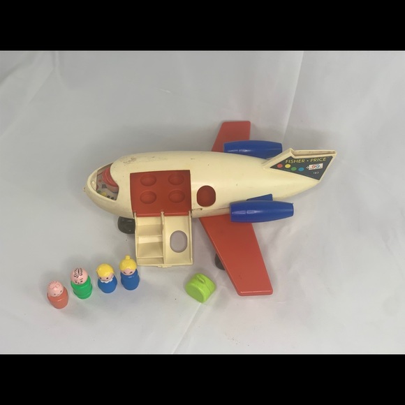 1976 Vintage Fisher-Price Play Family Fun Jet Set (partial) - Picture 4 of 7